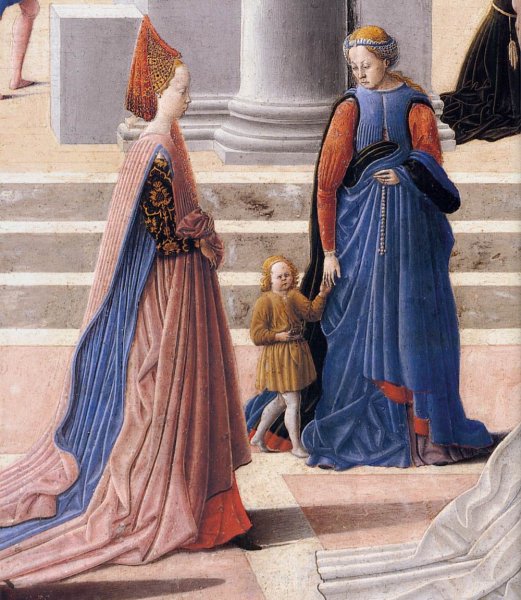 The Birth of the Virgin Detail by Fra Carnevale - Hand-Painted Oil Painting Reproduction
