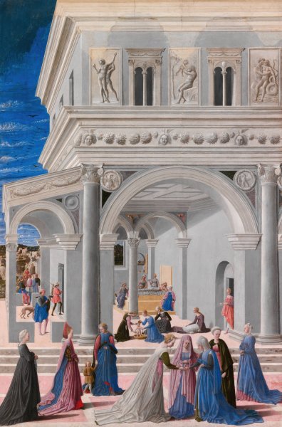 Main Product Photo of The Birth of the Virgin  Painting by Fra Carnevale