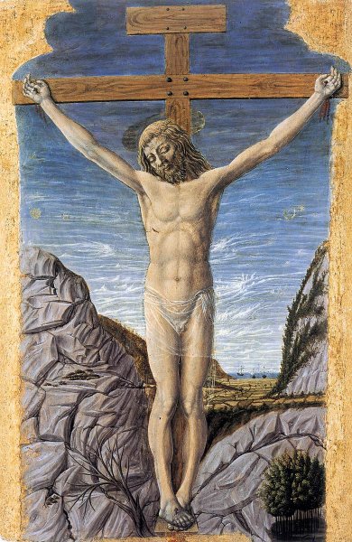 Main Product Photo of The Crucifixion Painting by Fra Carnevale