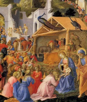 Adoration of the Magi by Fra Filippo Lippi Oil Painting