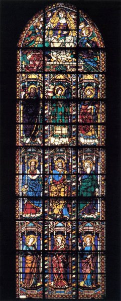 Choir Chapel Window by Fra Filippo Lippi - Hand-Painted Oil Painting Reproduction
