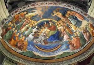 Coronation of the Virgin Oil painting by Fra Filippo Lippi