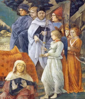 Death of the Virgin Detail by Fra Filippo Lippi Oil Painting
