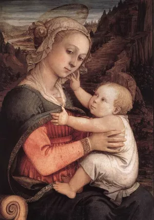 Madonna and Child by Fra Filippo Lippi - Oil Painting Reproduction
