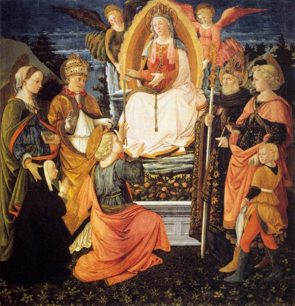 Madonna della Cintola by Fra Filippo Lippi - Hand-Painted Oil Painting Reproduction
