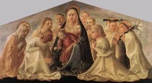 Madonna of Humility Trivulzio Madonna by Fra Filippo Lippi Oil Painting