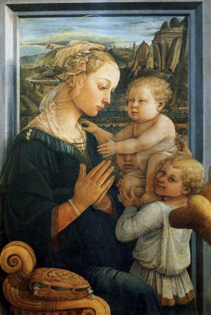 Madonna with the Child and Two Angels