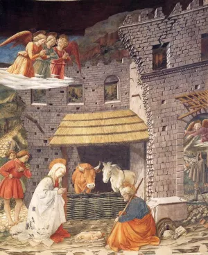 Nativity painting by Fra Filippo Lippi