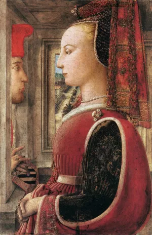 Portrait of a Man and a Woman painting by Fra Filippo Lippi