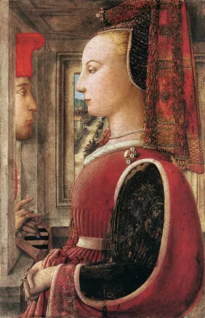 Portrait of a Man and a Woman Oil painting by Fra Filippo Lippi
