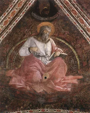 St John the Evangelist by Fra Filippo Lippi - Oil Painting Reproduction