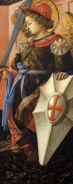 St Michael painting by Fra Filippo Lippi