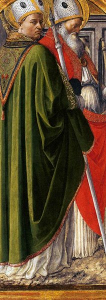 Main Product Photo of Sts Augustine and Ambrose Painting by Fra Filippo Lippi