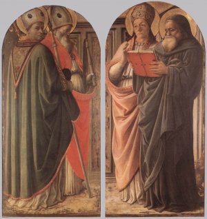 The Doctors of the Church Oil painting by Fra Filippo Lippi