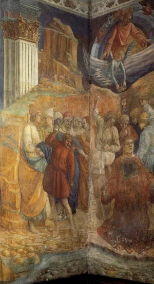 The Martyrdom of St Stephen by Fra Filippo Lippi Oil Painting