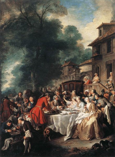 Main Product Photo of A Hunting Meal Painting by Francois De Troy