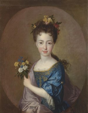 Portrait ofÊLouisa Maria Stuart by Francois De Troy Oil Painting