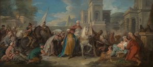 The Triumph of Mordecai by Francois De Troy Oil Painting