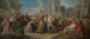 The Triumph of Mordecai by Francois De Troy Oil Painting