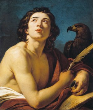 Saint John the Evangelist by Francois-Andre Vincent Oil Painting