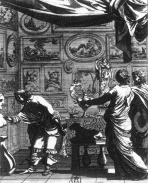 Frontispiece to 'Cabinet de M. de Scudery'