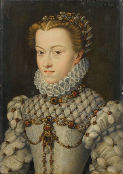 Main Product Photo of Elisabeth of Austria, Queen of France  Painting by Francois Clouet