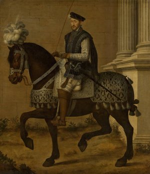 Henry II by Francois Clouet Oil Painting