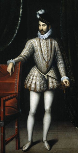 Portrait de Charles IX by Francois Clouet Oil Painting