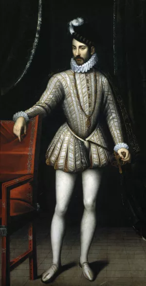 Portrait de Charles IX by Francois Clouet Oil Painting