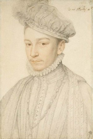 Portrait of Charles IX by Francois Clouet Oil Painting