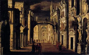 Belisarius Recognized by One of His Soldiers Oil painting by Francois De Nome