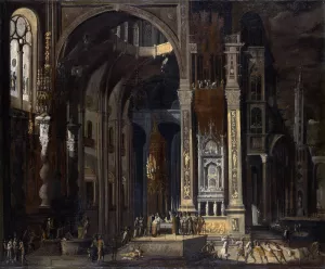 The Circumcision of Christ by Francois De Nome Oil Painting