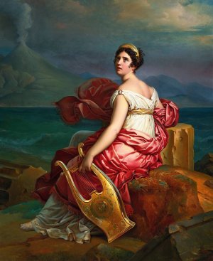 Corinne Au Cap De Misene by Francois Gerard Oil Painting