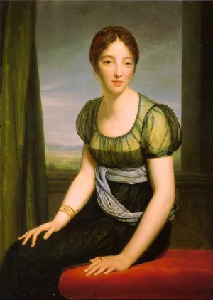 La Comtesse Regnault de Saint-Jean d'Angely by Francois Gerard - Oil Painting Reproduction
