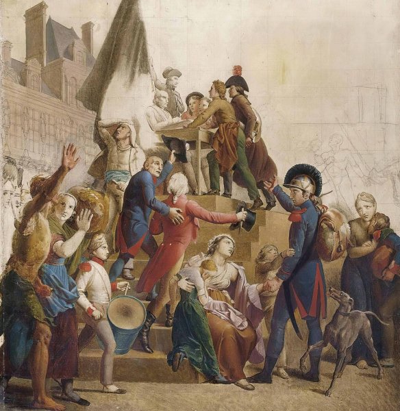 Main Product Photo of La Patrie En Danger Painting by Francois Gerard