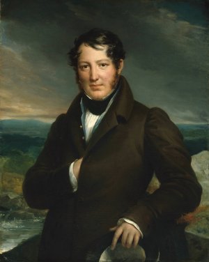 Monsieur Tortoni by Francois Gerard Oil Painting