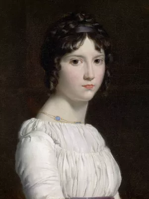 Portrait of Alexandrine emilie Brongniart by Francois Gerard Oil Painting