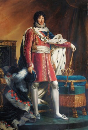 Portrait of Joachim Napoleon Murat, King of Naples and of the two Sicilies by Francois Gerard Oil Painting