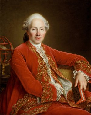 Monsieur Denis-Paul le pot de la Fontaine by Francois-Hubert Drouais Oil Painting