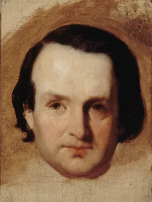 Portrait de Victor Hugo by Francois Joseph Heim Oil Painting