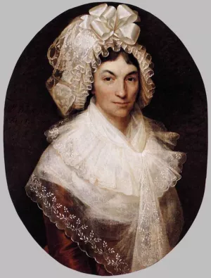Portrait of Jeanne Bauwens-van Peteghem by Francois-Joseph Kinson Oil Painting