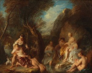Diana and Callisto by Francois Lemoyne Oil Painting