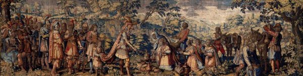 Main Product Photo of The Meeting between David and Abigail Painting by Francois Spiering