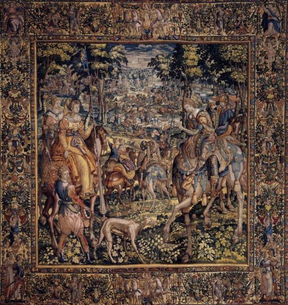 Main Product Photo of Urgande Handing over the Lance to Amadis Painting by Francois Spiering