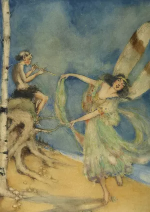 Fairy Dancing by Frances Comstock Oil Painting
