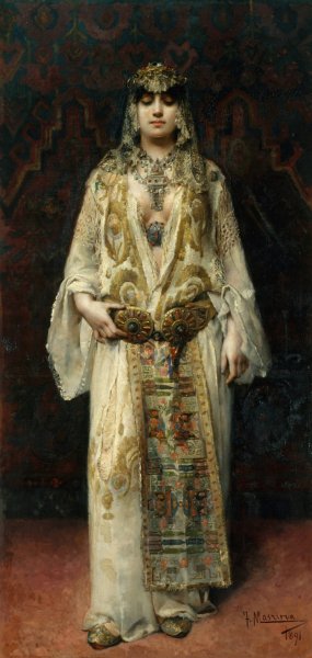 In the Presence of the Lord by Francesc Masriera Oil Painting
