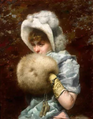 Winter by Francesc Masriera Oil Painting