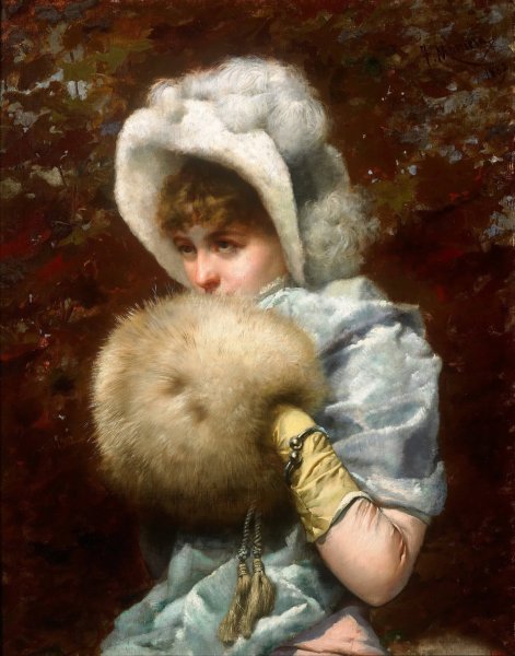 Main Product Photo of Winter  Painting by Francesc Masriera