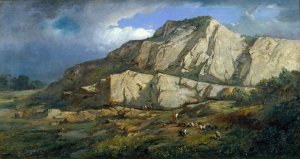 Landscape Oil painting by Francesc Torrescassana