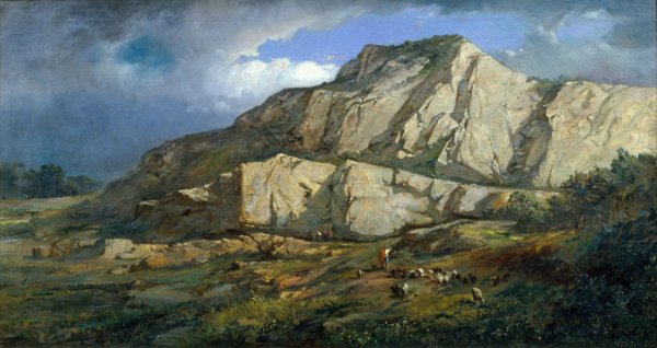 Landscape  by Francesc Torrescassana - Hand-Painted Oil Painting Reproduction